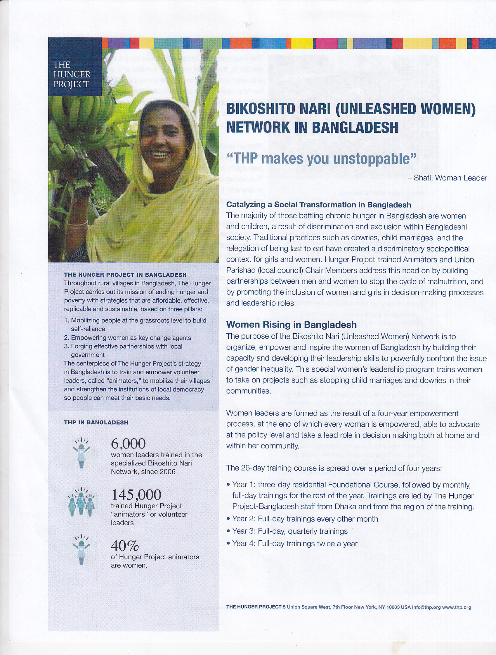 BIKOSHITO NARI (UNLEASHED WOMEN) NETWORK IN BANGLADESH