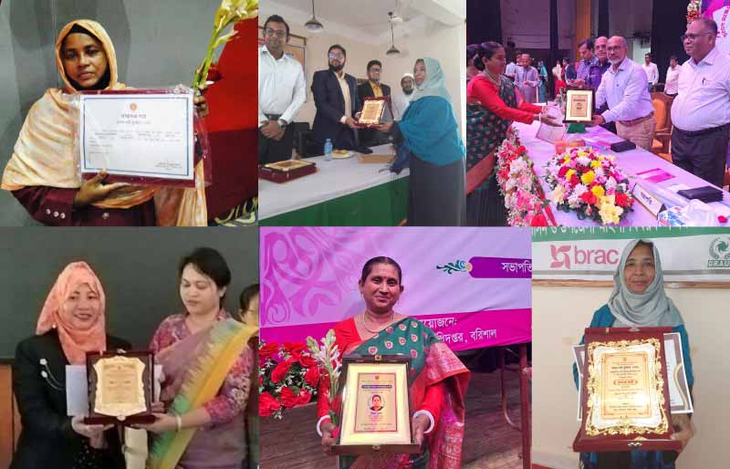 অদম্য নারী পুরস্কার-২০২৫ অর্জন করলেন বিকশিত নারী নেটওয়ার্কের ৫ নারীনেত্রী